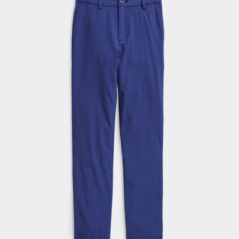 NWT Vineyard Vines performance breaker pant in deep bay color. Size 12.